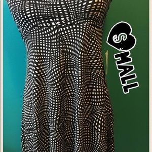 LuLaRoe Small Black and White Azure Skirt